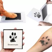Resim Kedi Köpek Pati İzi Fotoğraf Çerçevesi Seti 