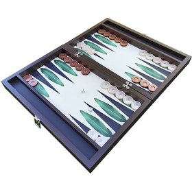 Resim Kayıgo Tavla Yeşil Yaprak Desenli 