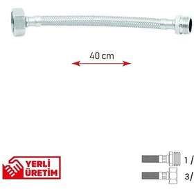 Resim Bağlantı Hortumu 1/2' N ' -3/4' 40 Cm 