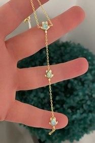 Resim Opal Üç Kaplumbağa Gümüş Şahmeran - Silver 