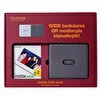 Resim Fujifilm Instax Link Wide Gri Akıllı Telefon Yazıcısı Bundle Box 