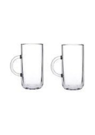 Resim Paşabahçe İconic Kulplu 2 Li Sunum Bardağı - Kupa Meşrubat Su Bardağı 