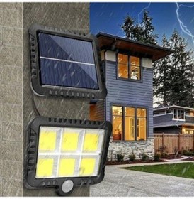 Resim Güneş Enerjisi Panelli 6 Led Bahçe Aydınlatma 