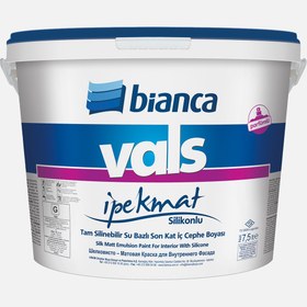Resim Bianca 7,5 L Vals İpek Mat Silikonlu Boya Beyaz 