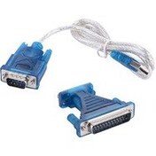 Resim USB 2.0 to RS232 DB9 Kablo + 25 pin erkek 9 pin dişi LPT adaptör USB 2.0 to RS232 DB9 Kablo + 25 pin erkek 9 pin dişi LPT adaptör