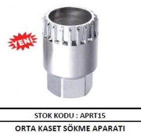 Resim BİSİKLET ORTA KASET GÖBEK SÖKME APARATI ANAHTARI SİYAH RENK 2021 