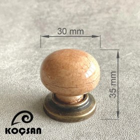 Resim Asos Porselen Kulp Lüks Country Mutfak Mobilya Dolap Çekmece Kulp 