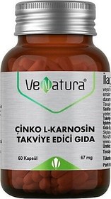 Resim Venatura Çinko L-Karnosin 60 Kapsül 