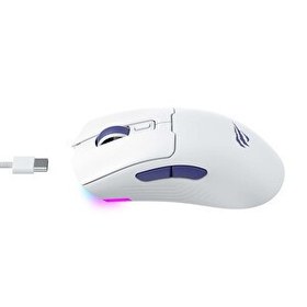 Resim Havit Gamenote MS966WB Kablolu/Kablosuz RGB Beyaz Oyuncu Mouse 