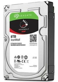 Resim SEAGATE IRONWOLF 8TB 7200RPM 256MB SATA3 6Gb t/sn ST8000VN004 NA 