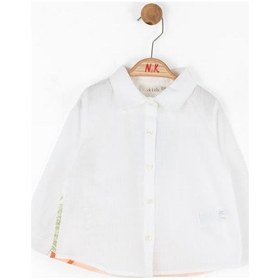 Resim Kız Bebek Arrakıs Gömlek Ekru 