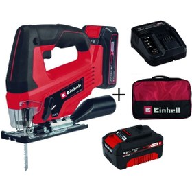 Resim Einhell Tc-js 18 Li Akülü Dekupaj Testere + 4ah Starterkit + Bez Çanta 