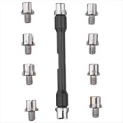 Resim Gcp Like Motosiklet Kolu Konuştu Anahtarı Cnc Ingiliz Anahtarı Takımı 5.0-6.8 Uzunluk 93MM/3.7 In Çoğu Motosiklet Lastiği Tamir Anahtarı Siyah (Yurt Dışından) 