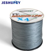 Resim 300/500m JESHUPEY PE Balıkçılık İpi - Tuzlu Su, Tatlı Su, Surf Casting, Yem ve Trolling için 4-İplik Ultra-Güçlü Örgülü Gri Hat, Aşınmaya Dayanıklı, Kesilmeye Karşı Dirençli, Hafif, Profesyonel Balıkçılık Ekipmanı, Yüksek Görünürlük Malzemesi 