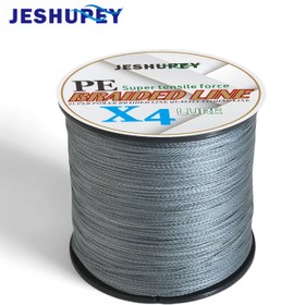 Resim 300/500m JESHUPEY PE Balıkçılık İpi - Tuzlu Su, Tatlı Su, Surf Casting, Yem ve Trolling için 4-İplik Ultra-Güçlü Örgülü Gri Hat, Aşınmaya Dayanıklı, Kesilmeye Karşı Dirençli, Hafif, Profesyonel Balıkçılık Ekipmanı, Yüksek Görünürlük Malzemesi 