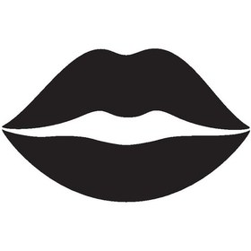 Resim Kadın Dudağı Oto Motor Laptop Duvar Folyo Sticker Tip 3 15x9 Cm 