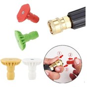 Resim Novahub 4 Parça Basınçlı Yıkama Nozulu Uç Seti Kolay Kurulum Ekleri Sulama İçin Profesyonel Dayanıklı 2.0mm 2.0mm 