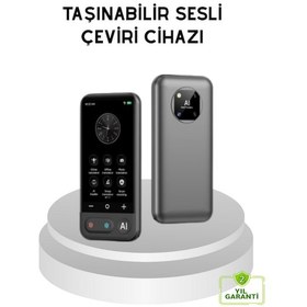 Resim Flzdgnkr Tnabilir Akıllı Tercüme Cihazı Gerçek Zamanlı Ses Ve Metin Çevirisi 
