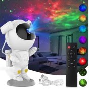 Resim Astronot Galaksi Projeksiyon Lamba 