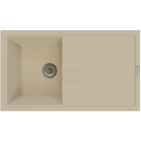 Resim Polex Cristal Lux Granit Eviye Real Stone P03 Bej 