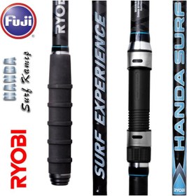 Resim Ryobi Handa 3 Parça 3.90m 100-300gr Surf Olta Kamışı 