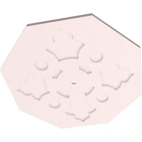 Resim MOTİFPİYER Lamba Tavan Göbeği-Sekizgen-56cm-13-2 Adet 