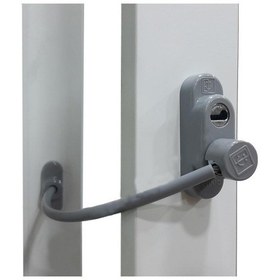 Resim Penkid Kablolu Pvc Kapı Pencere Çocuk Emniyet Kilidi Gri 5 Li Set 