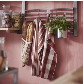 Resim Ikea Kössebär Kurulama Bezi, Karışık Desenler, 45x60 Cm, 2 Adet Kırmızı - Beyaz 