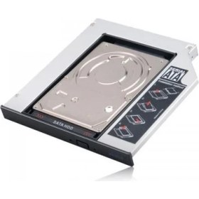 Resim Efiks 9.5 mm HDD Slim Caddy Laptop DVD To SSD Kutu Sata 