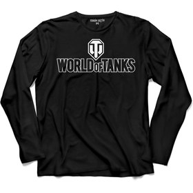 Resim Kendim Seçtim World Of Tanks 3 Logo Uzun Kollu Tişört Baskılı Çocuk T-shirt 