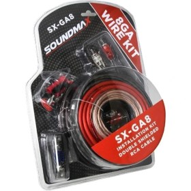 Resim Nesa Otomotiv Sx-Awg 8 8 Ga Oto Ses Sistemi Kablo Seti Xv Sound 