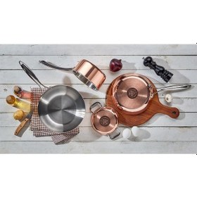 Resim Mm Bakır Indüksiyon Wok Tava 