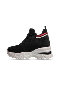 Resim M.p 241-1663 Poli Hafif Taban Kadın Sneaker Siyah Siyah 