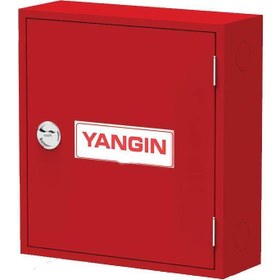 Resim ünalgrup 1" Tek Kapaklı Saç Kapak 20 Mt Hortumlu 0.90 Mm Yangın Dolabı Tse' Li Sıva Üstü Alperen 