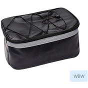 Resim Maiyame 7l Su Geçirmez Bisiklet Arka Çanta, Pvc Materyal, Yüksek Kapasite, Gece Reflektörlü, Dış Mekan Bisiklet Aksesuarı Siyah 