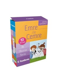 Resim Emre ile Cemre İlk Okuma Serisi-10 Kitap Takım - Miyase Sertbarut - Tudem Yayınları 