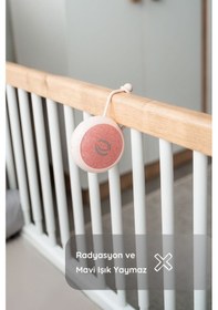 Resim Budizzz Beyaz Gürültü Cihazı Pışpışlı & Ninnili Ayıcık Uyku Arkadaşı Pembe 