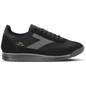 Resim Slazenger OASIS I Erkek Günlük Ayakkabı Siyah / Koyu Gri 