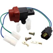 Resim Lemestar Araç Çarpışma Sensörü Atalet Anahtarı & Elektrikli Yakıt Pompası Standart Kontak,siyah 1-gang 