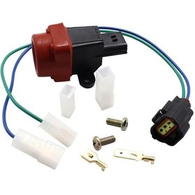 Resim Lemestar Araç Çarpışma Sensörü Atalet Anahtarı & Elektrikli Yakıt Pompası Standart Kontak,siyah 1-gang 