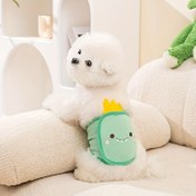 Resim Sevimli Karikatür Köpek Bezi Ayarlanabilir Güvenlik Kemeri ile - Yumuşak Rahat Nefes Alabilen Malzeme, Hassas Bölgelere Nazik, Pomeranian ve Küçük Irklar için Hijyenik Sızdırmaz Tasarım, Evcil Hayvan Bezleri, Evde Terbiye Yardımı, Gülümseyen Yüz Baskı, Dayanıklı Yapı, Yavru Köpek Ebeveynleri 