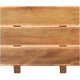 Resim Pinoxi Ahşap Yer Karosu Bahçe Karosu Zemin Döşeme 26,5 x 26,5 cm 