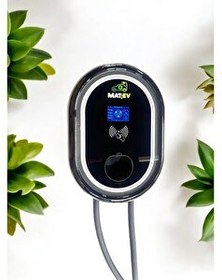 Resim Matev Şarj MG-AC-22kW Duvar Tipi Elektrikli Araç Şarj İstasyonu 