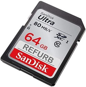 Resim SanDisk Ultra 64 GB SDXC 80Â MB/SEK, Sınıf 10 Hafıza Kartı FFP (Internalumbilt) 