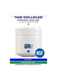 Resim Aqua Bella 8 Lt Su Arıtma Cihazı Çelik Tank Nsf Sertifikalı 
