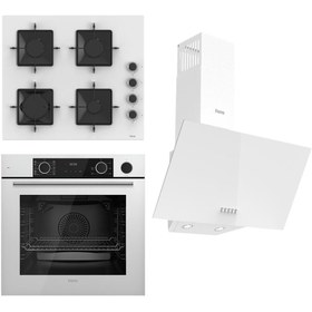 Resim Ferre Steamart Ss Serisi Beyaz Set (ss206 Xe64cb D086 ) - Kare Emaye Izgara 