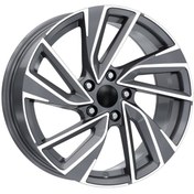 Resim EMR-DY729-02 8.5x19"-5x112 ET40 57.1 Gun Metal Diamond Jant (4 Adet) 