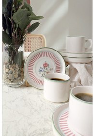 Resim Keramika Rose Line Stackable Çay Takımı 12 Parça 6 Kişilik 22910 