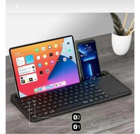 Resim Jolita Samsung Galaxy Tab S10 Fe 10.9'' Uyumlu Standlı Bluetooth Klavye Tablet Telefon Klavye+Koruyucu 