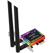 Resim Edup EP-9636LS WIFI Adaptörü RGB Işıklı Bluetooth Gaming Ağ Kartı 